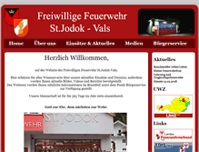 Tablet Screenshot of ff-jodok-vals.com